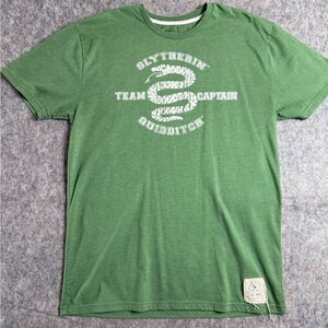Universal Studios T-Shirt Men's Large Green The Wizarding World of Harry Potter